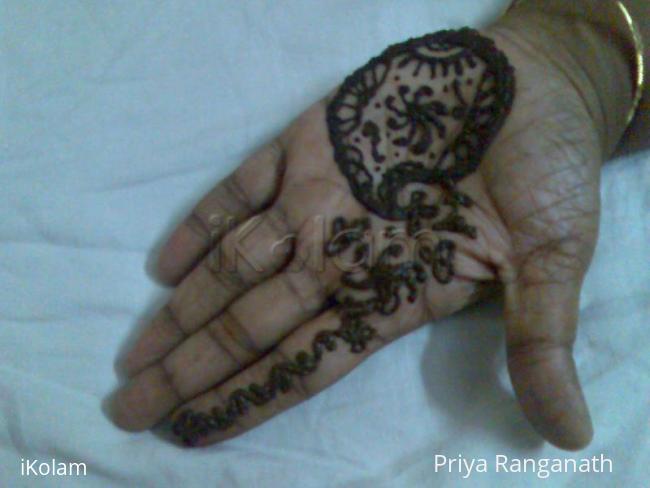 Rangoli: Mehandi design