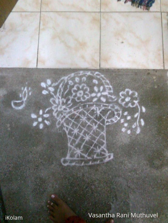 Rangoli: Free hand rangoli