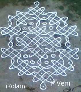 Rangoli: Sikku Kolam - 11