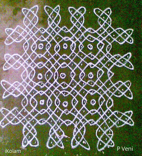 Rangoli: sikku kolam 5