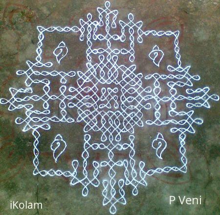 Rangoli: Sikku kolam - 34