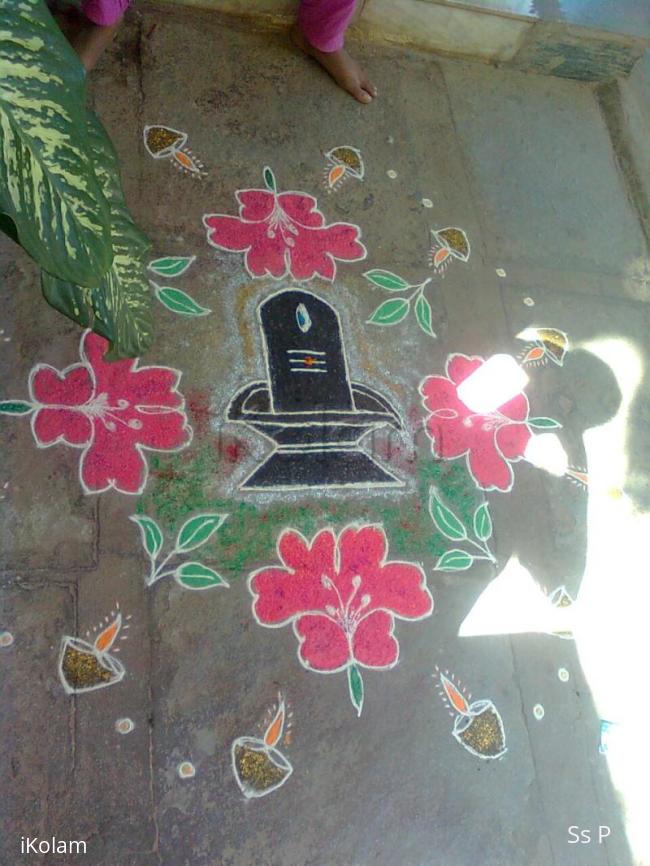 Rangoli: Shivaratri rangoli