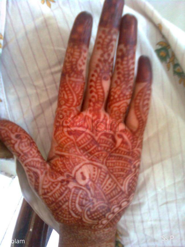 Rangoli: Mehendi design 3