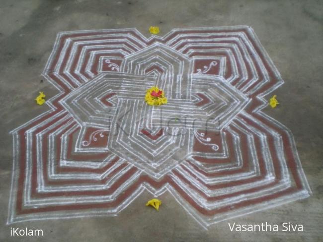 Rangoli: Free hand kolam