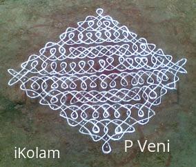 Rangoli: Sikku Kolam -15