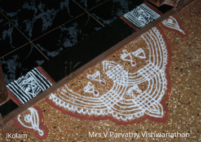 Rangoli: Traditional - entrance