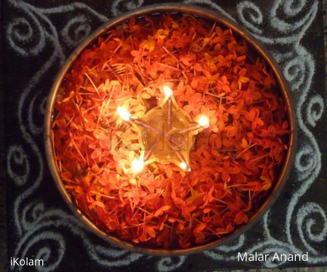 Rangoli: Malarin Malar Deepam