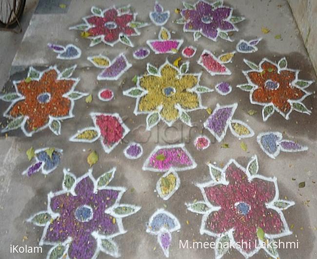 Rangoli: Vilakku kolam