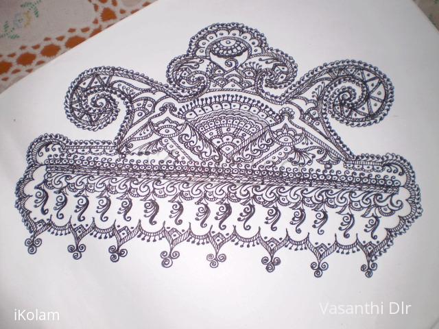 Rangoli: mehandi design