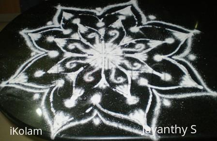 Rangoli: Wet and dry