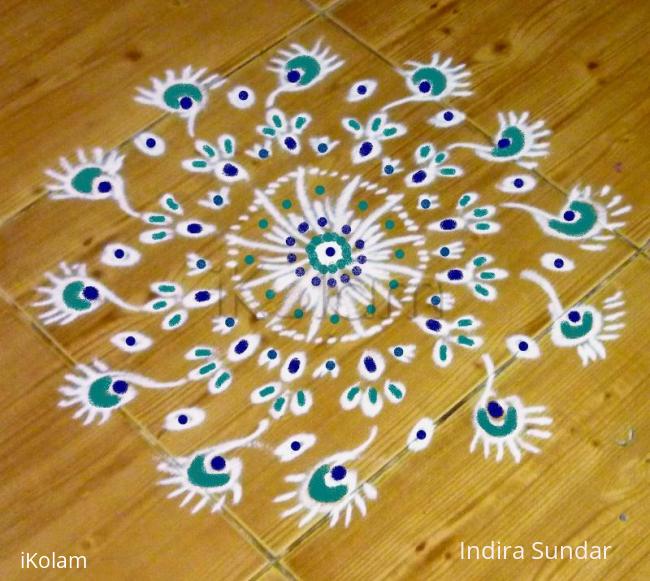 Rangoli: Embroidery kolam 4