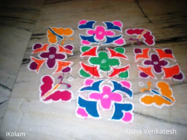 Rangoli: dotted rangoli