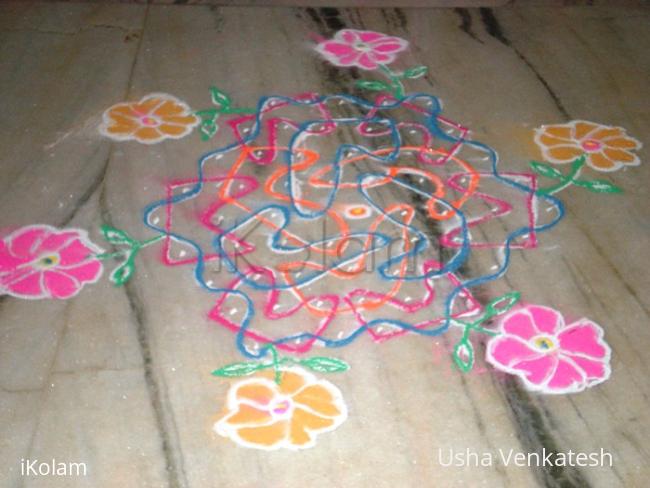 Rangoli: dotted rangoli