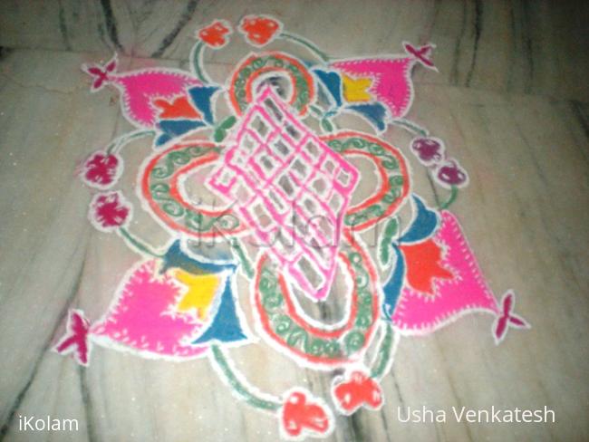 Rangoli: freehand rangoli