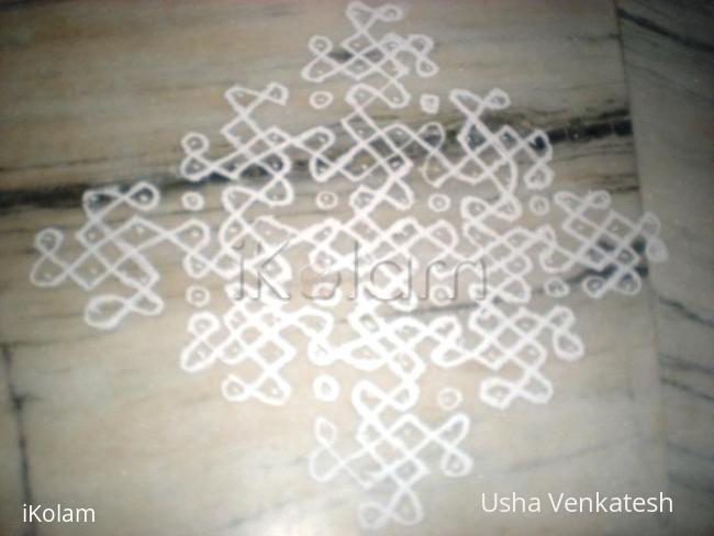 Rangoli: chikku kolam