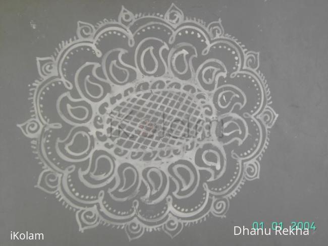 Rangoli: Paisley rangoli