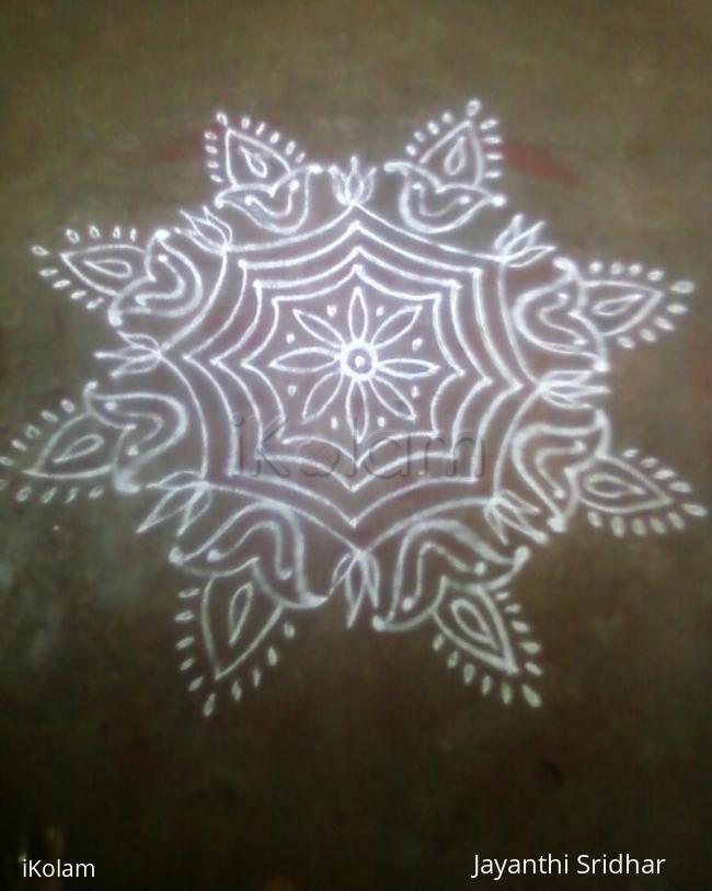 Rangoli: Simple Kolam