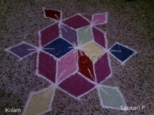 Rangoli: Star Kolam 