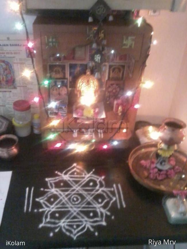 Rangoli: My temple at my home