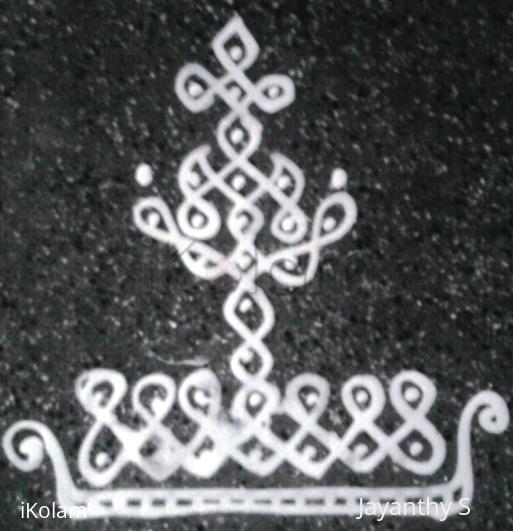 Rangoli: Vilakku kolam