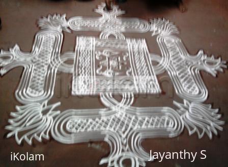 Rangoli: padikkolam