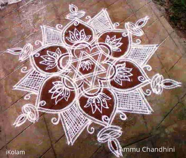 Rangoli: friday kolam