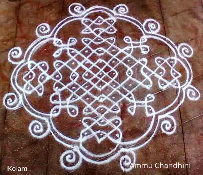 Rangoli: rangoli with dots