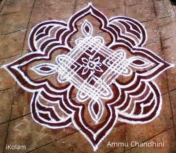 Rangoli: friday kolam