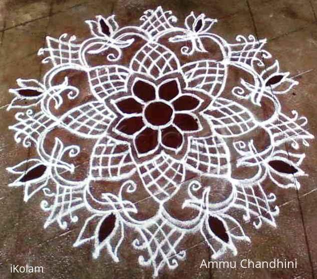 Rangoli: tuesday kolam