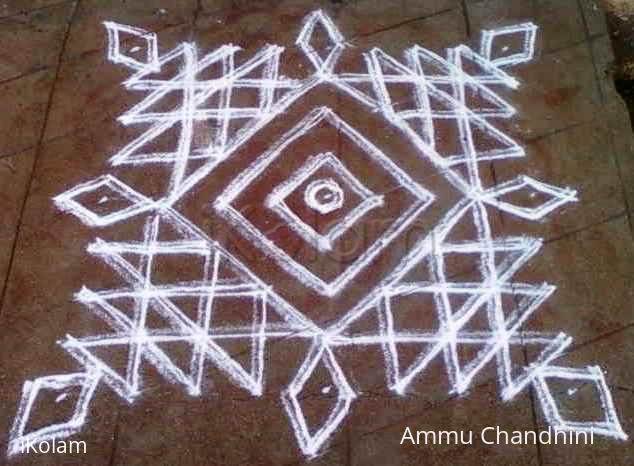 Rangoli: rangoli with dots