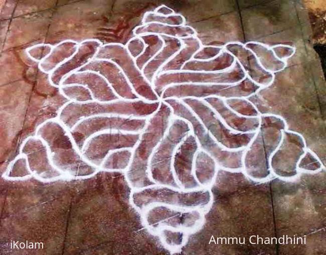 Rangoli: kolam with dots