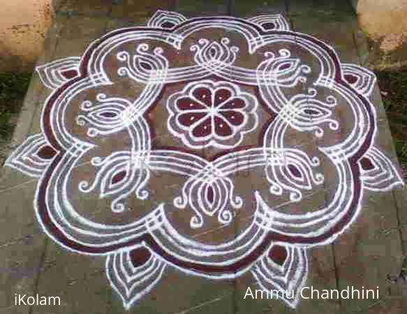 Rangoli: friday kolam