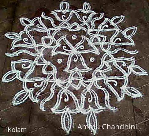 Rangoli: BLUEBELL KOLAM