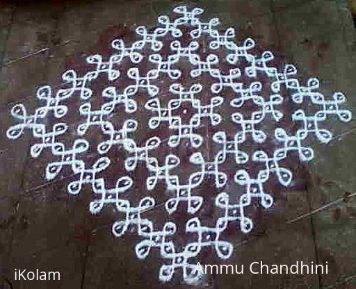 Rangoli: SIMPLEST AND BIGGEST SIKKU KOLAM