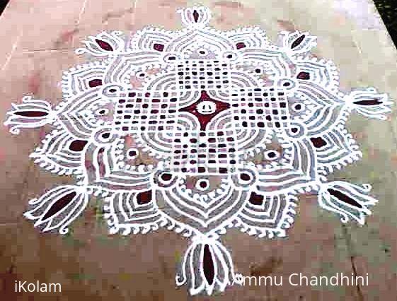 Rangoli: AADI 3rd.VELLI KOLAM