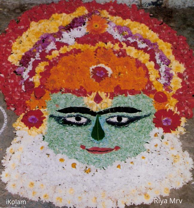 Rangoli: Onam flower arrangement competition