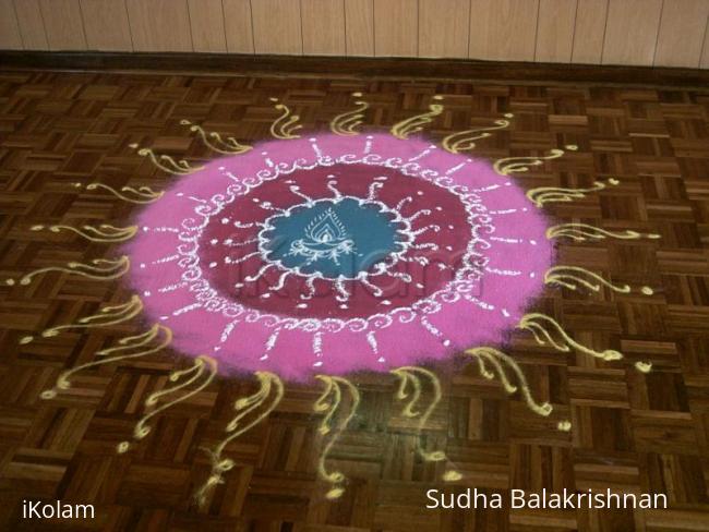 Rangoli: Sanskar bharathi kolam 1