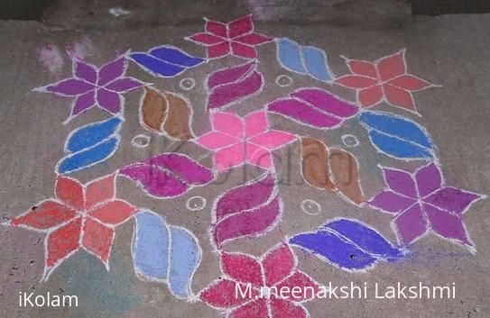 Rangoli: Star kolam 