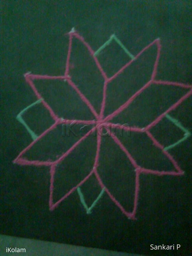 Rangoli: Thamarai Kolam