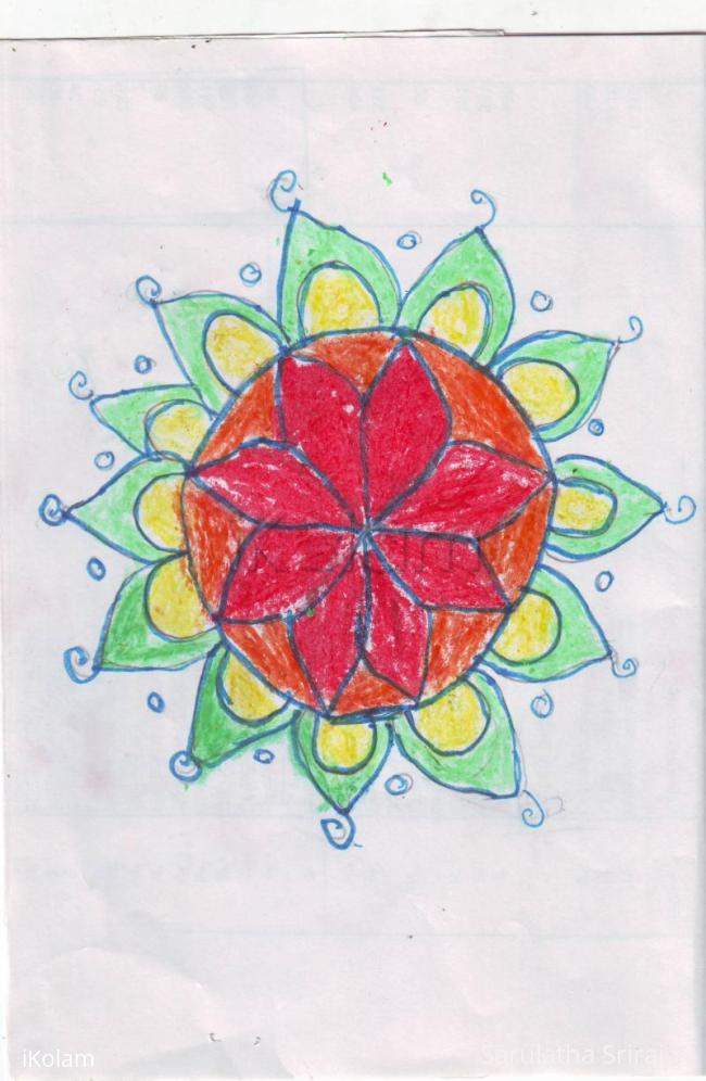 Rangoli: free hand rangoli 