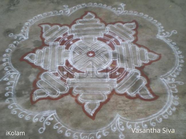 Rangoli: Friday flower