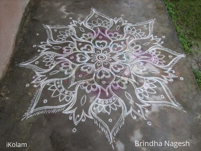 Rangoli: Simple Friday Kolam