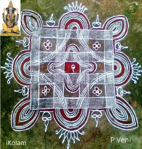 Rangoli: Vinayahar Chadhurthi Kolam