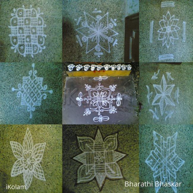 Rangoli: Apartment kolam