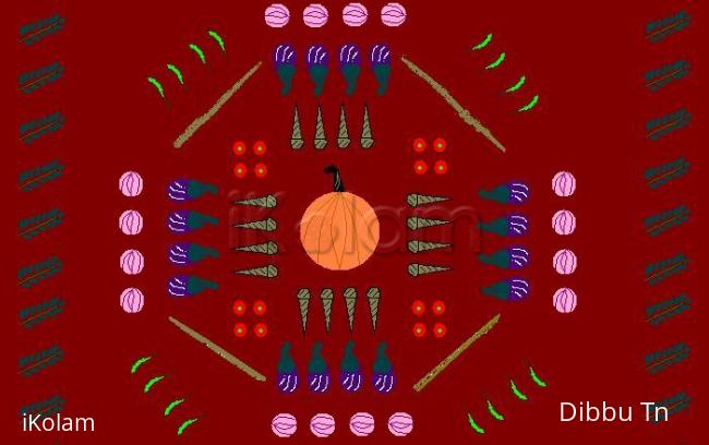 Rangoli: Veggie patch