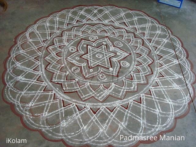 Rangoli: Wedding day kolam