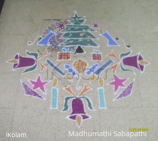 Rangoli: Christmas Tree