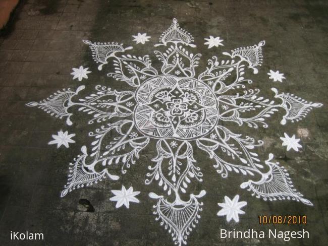 Rangoli: Aadi Amavaasai Kolam