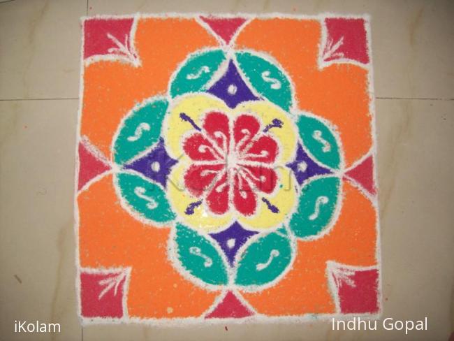 Rangoli: Navarathri kolam