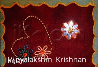 Rangoli: Hand made pouch